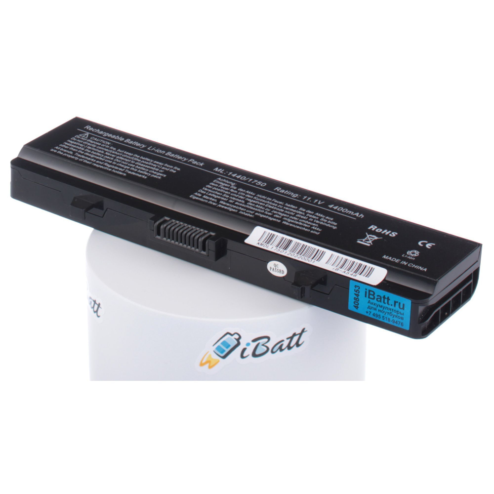 Аккумулятор iBatt 4400mAh, для RN873 GW240 X284G M911G GP952 RW240 K450N GP252 H416N HP277 312-0626 312-0625 GW252 312-0634 G558N 312-0633 RU586 RU573 P505M