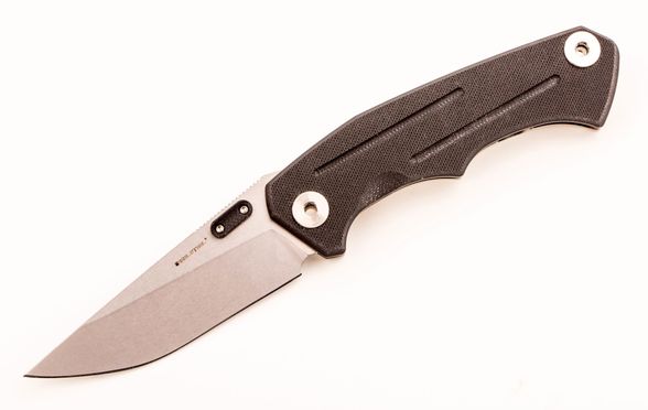 Цена наСкладной нож Crusader Black, сталь 14C28N, рукоять нержавеющая сталь
