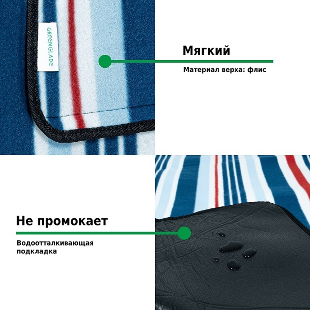 Коврик для пикника Green Glade Р9012 2х2м
