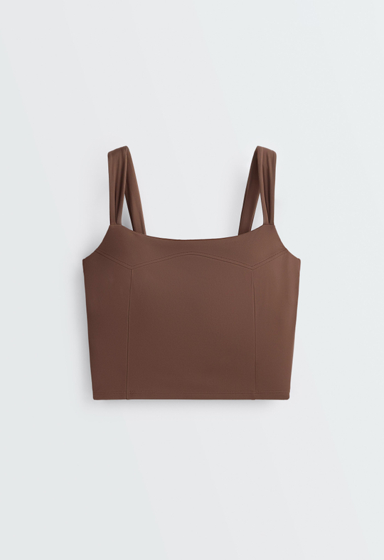 Oysho Топ Comfortlux, цвет какао