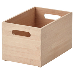 IKEA UPPDATERA  (ИКЕА УППДАТЕРА)  -  Контейнер - светлый бамбук 16х24х15 см
