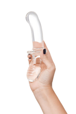 Прозрачный двусторонний стеклянный фаллоимитатор Satisfyer Double Crystal - 19,5 см. (Цвет: прозрачный)