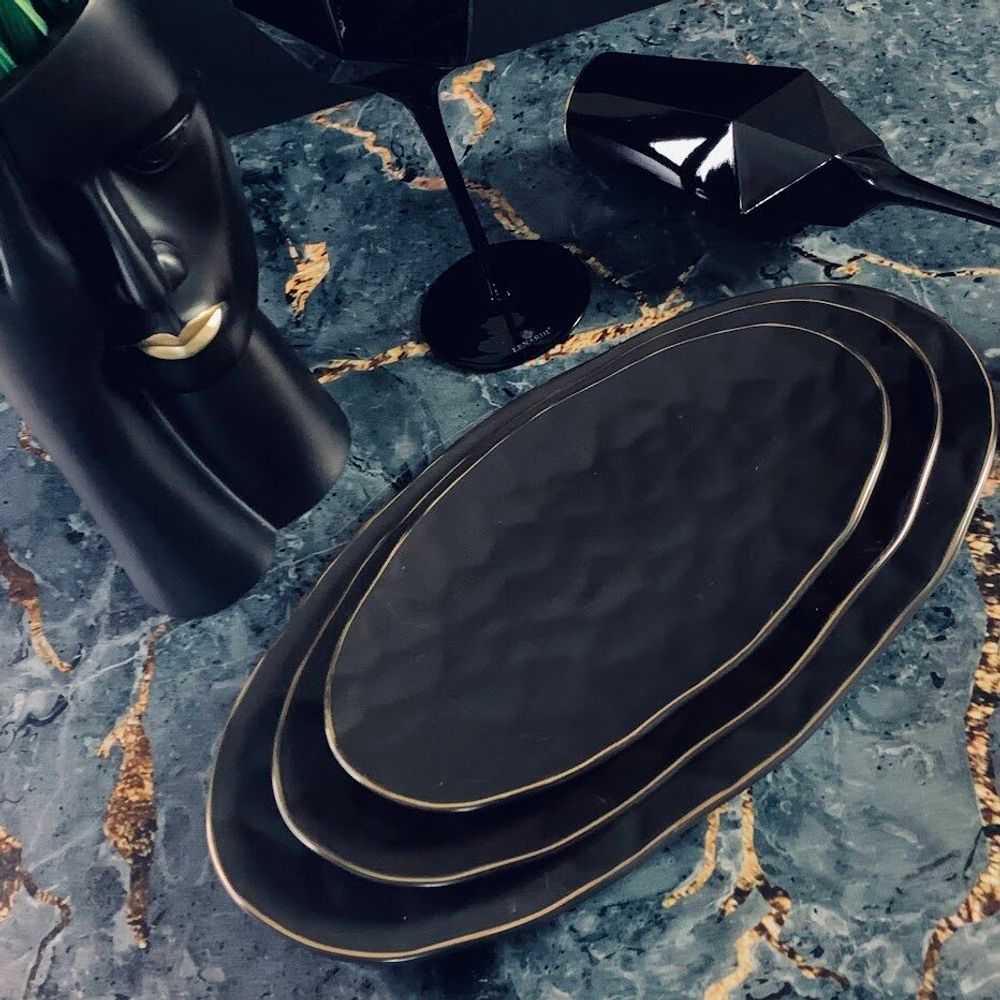Lenardi 118-012 Овальное блюдо 26х15х2см МАРОККО в под.уп.(х36)Фарфор