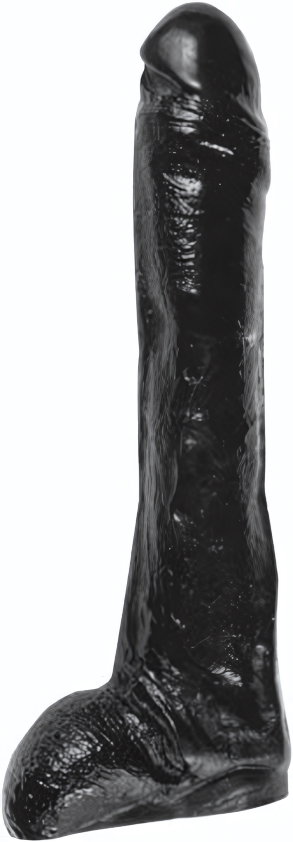 Большой фаллоимитатор All Black Sven Dildo - 29 см. (Цвет: черный)