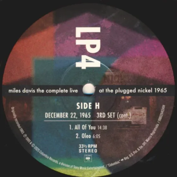 Miles Davis - The Complete Live At The Plugged Nickel 1965 (Box-set) - 10LP