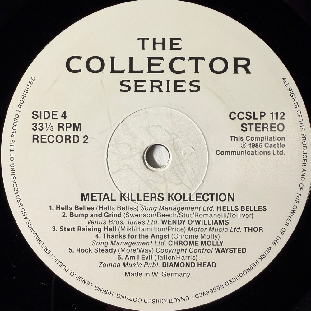 Сборник Metal Killers Kollection 2LP (Германия 1985г.)