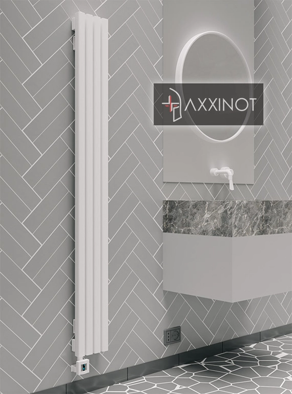 Axxinot Fortalla VE 1750 - вертикальный электрический трубчатый радиатор высотой 1750 мм, белый