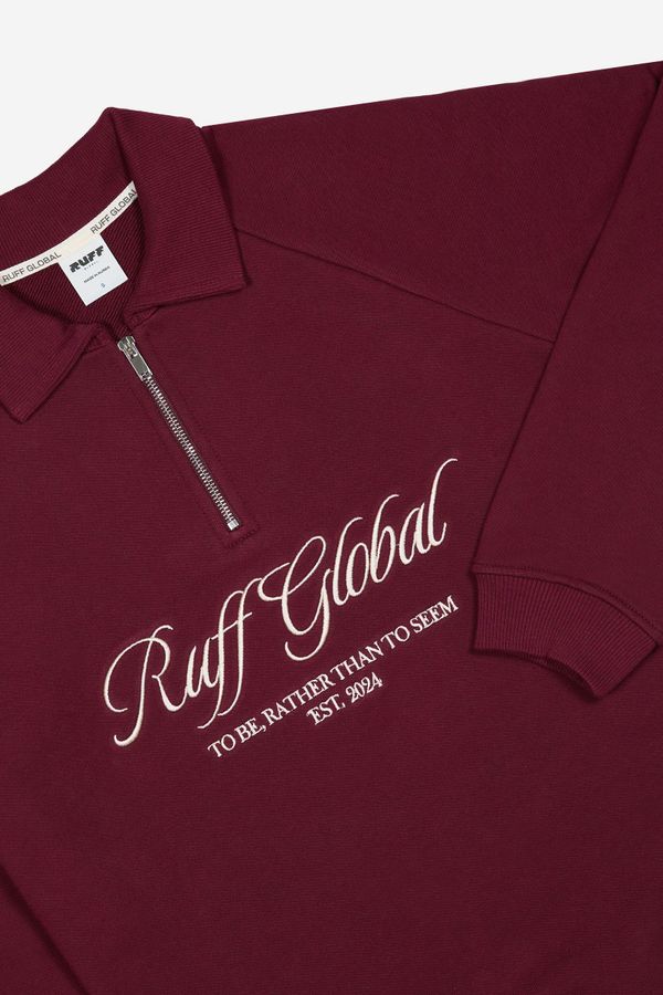 Толстовка Halfzip Sport Jacket Burgundy - фото 6