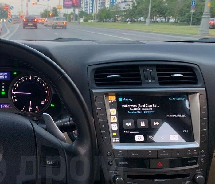 Магнитола для Lexus IS250 XE20 2008-2013 (ШГУ цветной) - Teyes CC2 PLUS монитор 9" QLED, Android 10, Быстрая, SIM-слот