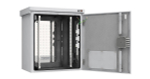 Шкаф настенный 19", 15U TLK TWK-158256-M-GY-KIT01