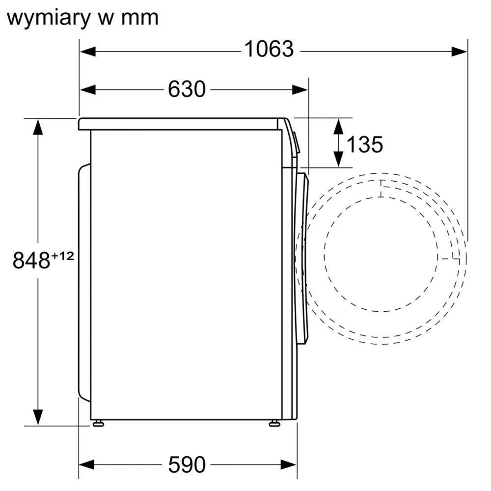 Стирально-сушильная машина Bosch WNA13401PL