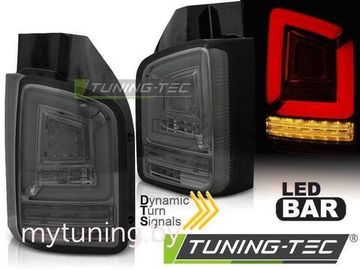 Фонари задние LED BAR SMOKE SEQ для VW T6 15-19 TR