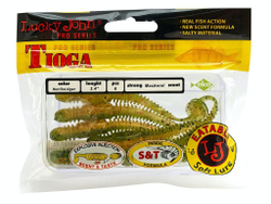 Виброхвосты съедобные LJ Pro Series TIOGA 3.4in (8,64 см), цв. T51, 6 шт.