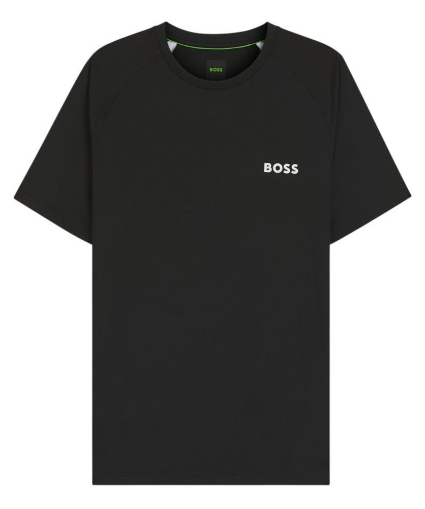 Мужская теннисная футболка BOSS TOC Spin - black