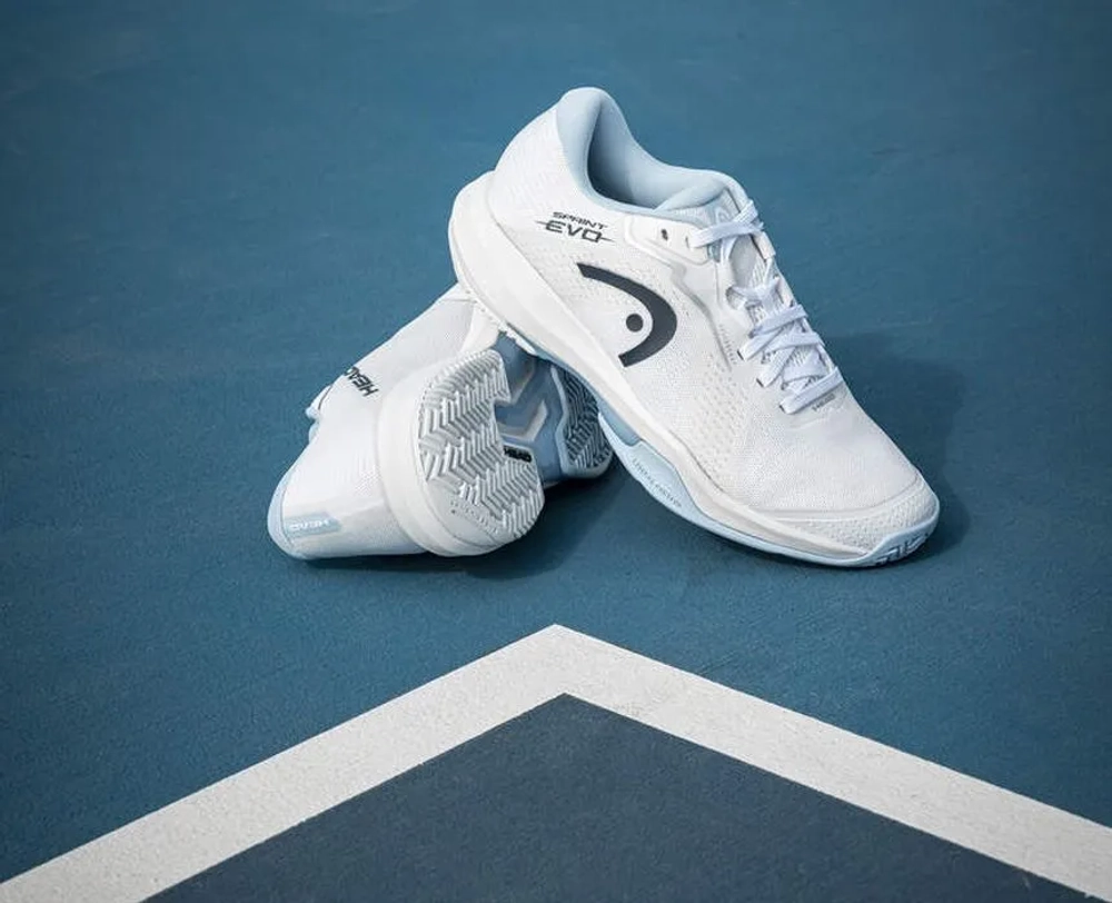 Женские теннисные кроссовки Head Sprint Evo 4.0 - white/light blue