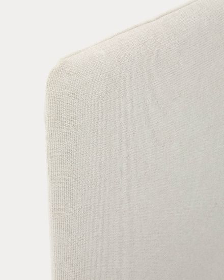 Кровать Valma La Forma из жемчужного шенилла со съемным чехлом для матраса 160 x 200 см