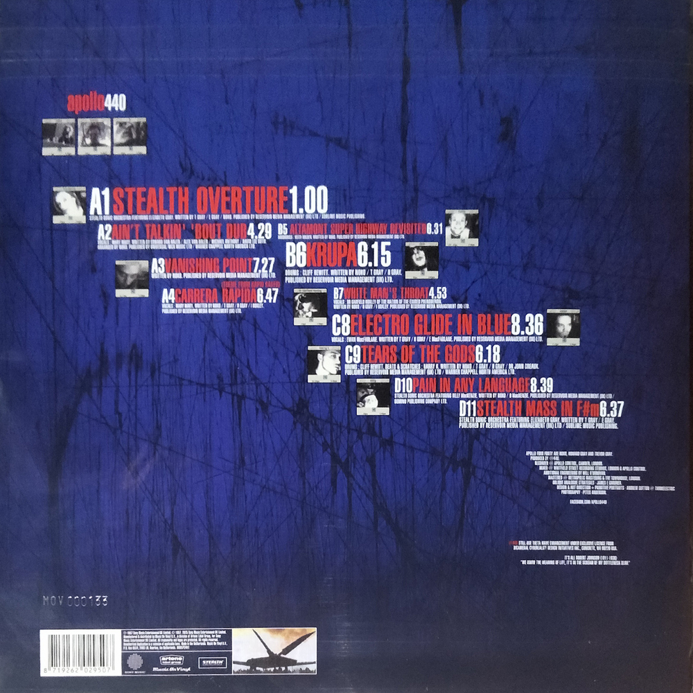 Apollo 440 / Electro Glide In Blue (Limited Edition)(Coloured Vinyl)(2LP)