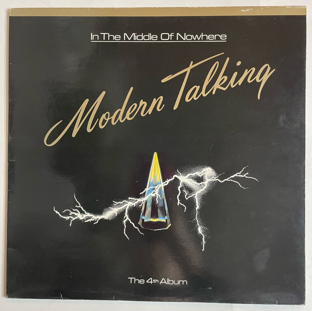 Винтажная виниловая пластинка LP Modern Talking In The Middle Of Nowhere The 4th Album (Spain 1986)