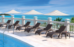 Столик плетеный для шезлонга Siesta Contract GT 1009, коричневый