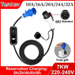 Портативная зарядная станция Teschev GBT 10-32A, 7кВт, 5м