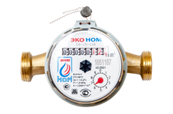 Счетчик ЭКО НОМ СВ-15-110 1/2" г/в Q1,5 110мм латунь универсальный 31534