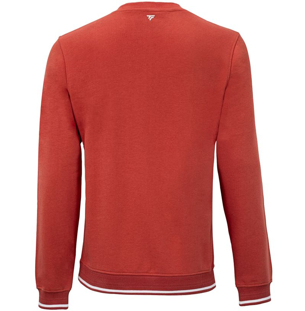 Детская теннисная толстовка Tecnifibre Team Terry Junior - terracotta