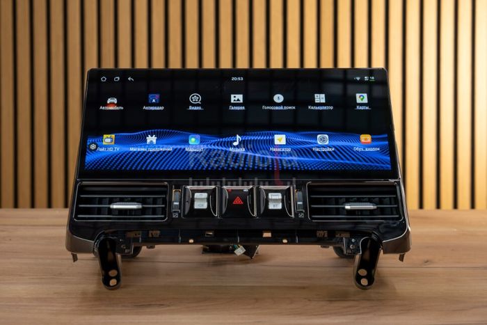 Магнитола для Toyota Land Cruiser 200 2007-2015 (климат на ШГУ) - RDL-LC200H-07-15-DH17 монитор 17" на Android 13, Быстрая, CarPlay, 4G SIM-слот