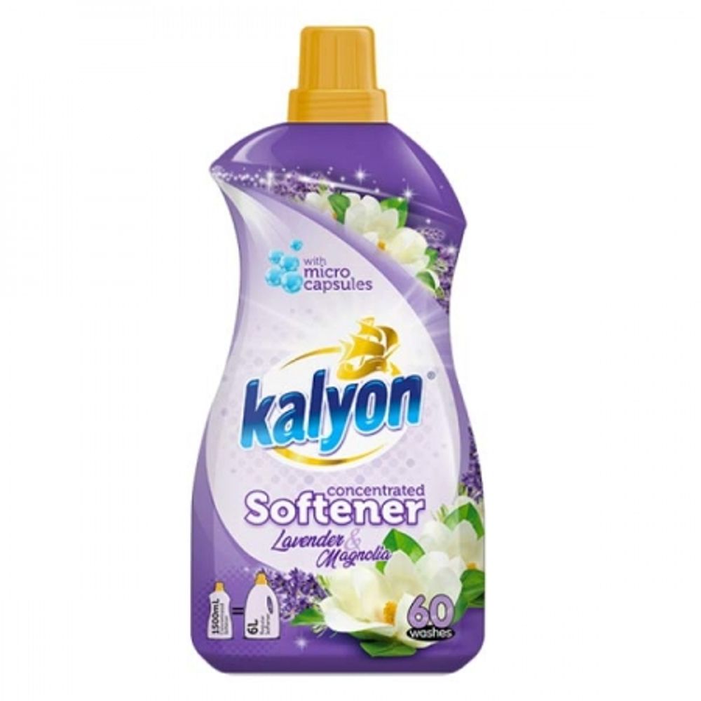 KALYON КОНДИЦИОНЕР-КОНЦЕНТРАТ ДЛЯ БЕЛЬЯ  ЛАВАНДА и МАГНОЛИЯ 1,5 л
