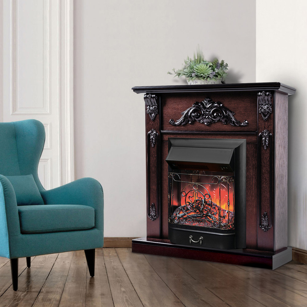 Каминокомплект Real Flame Anita Corner AO с очагом Majestic Lux Black (угловой) (без пульта)