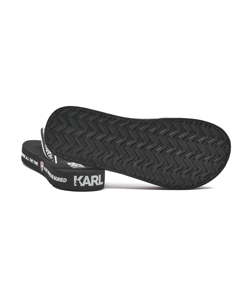 вьетнамки kosta Karl Lagerfeld - черный(KL81001S)