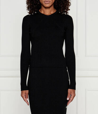 Хлопковый свитер maglia Pinko - черный(104020 A15S)