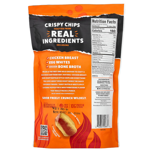 Wilde Brands, Protein Chips®, Buffalo , 4 oz (113 g)