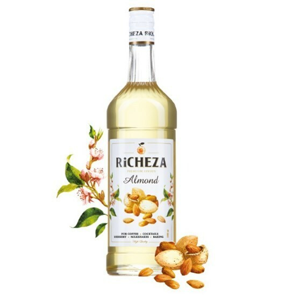 Сироп RiCHEZA Миндаль стекло (1л)
