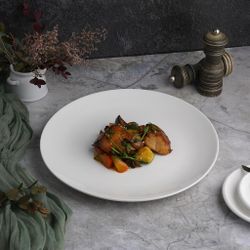 Тарелка d 31 см h1,5 см без борта белая фарфор P.L. Proff Cuisine [3]