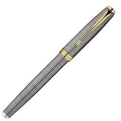 Перьевая ручка Parker Sonnet F534 PREMIUM Cisele серебро 925 (20.94) перо 18Ct F (S0808140)