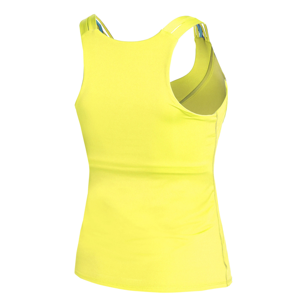 Женская теннисная майка Lucky in Love Entwine Racerback Tank Top Women - Yellow