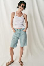 ДЖИНСОВЫЕ ШОРТЫ Z1975 СО СРЕДНЕЙ ПОСАДКОЙ — ZARA