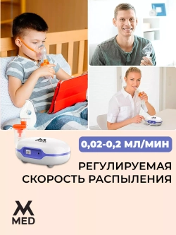 Ингалятор компрессорный, с низким уровнем шума