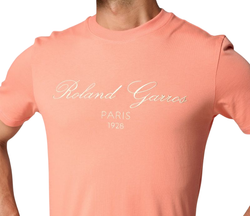 Мужская теннисная футболка Roland Garros Sporty Chic Tiago - коралловый