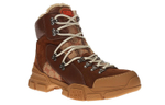 GUCCI Flashtrek High "Brown Shearling"