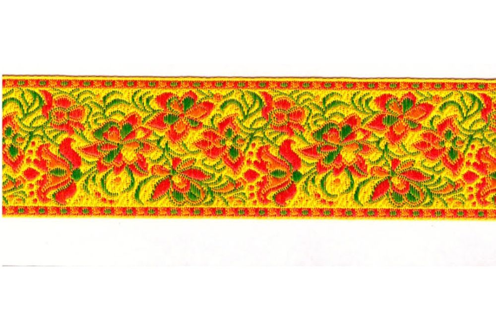 Тесьма жаккард, с3379, рис. 9488, ш. 4,7-5 см