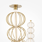Подвесной светодиодный светильник Maytoni Golden Cage MOD216PL-L42G3K