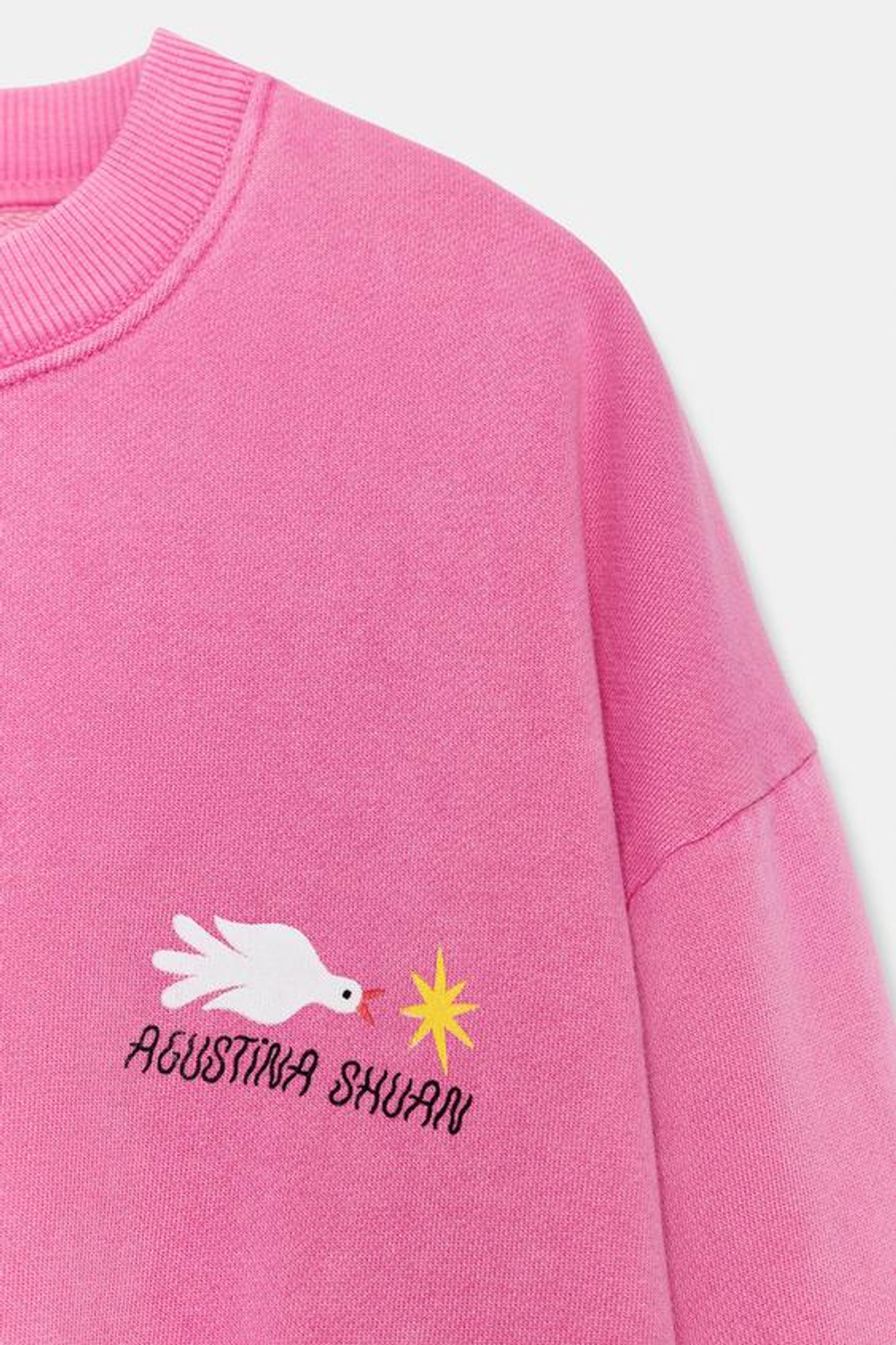 Свитшот с принтом и эффектом дыхания от AGUSTINA SHUAN - ZARA