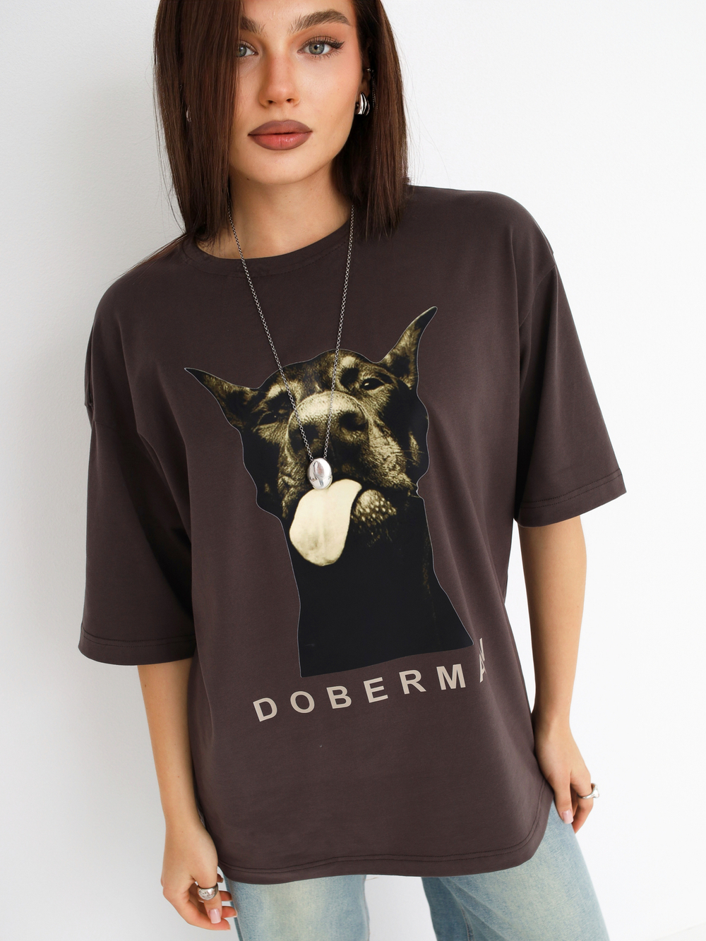 Футболка DOBERMAN, шоколад
