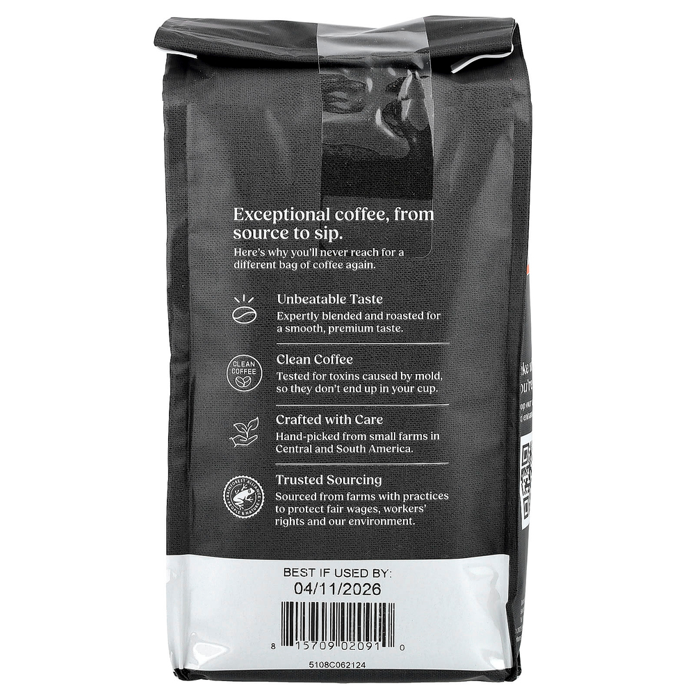 BulletProof, ремесленный кофе, молотый, средней обжарки, 340 г (12 унций)