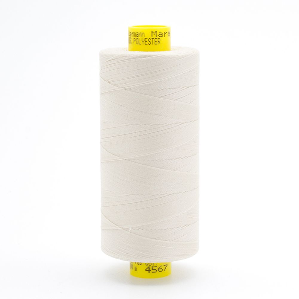 Нитка Gutermann Mara 120 (1000 метров), 1 кат., универсальная | 4567 топленое молоко