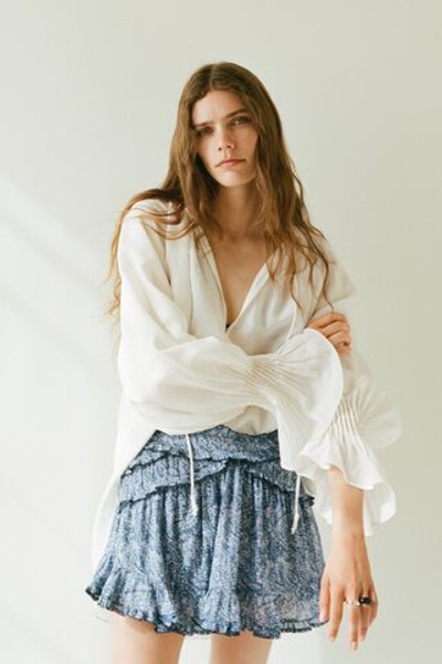 Хлопковая юбка с оборками - H&M