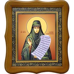 Елена Флоровская преподобная. Икона на холсте.
