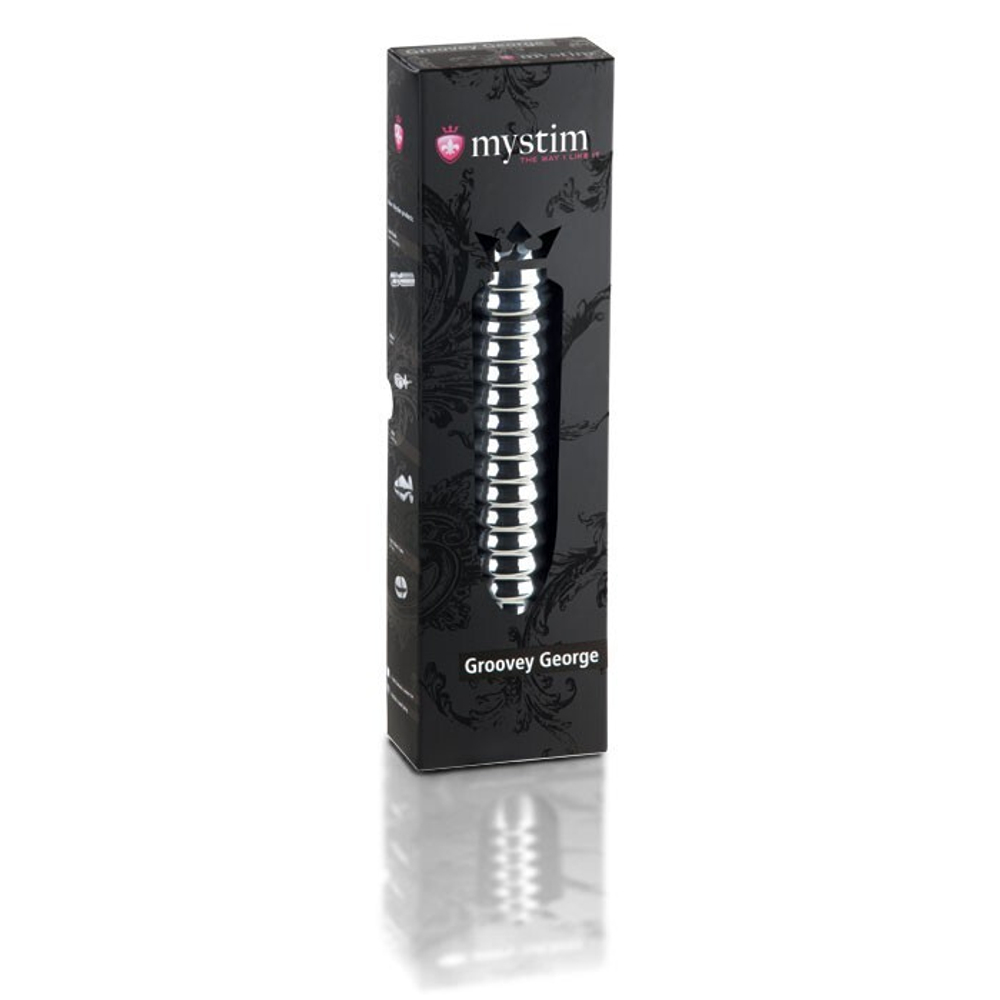 Mystim Groovey George - Электростимулятор фаллоимитатор с желобком (насадка)