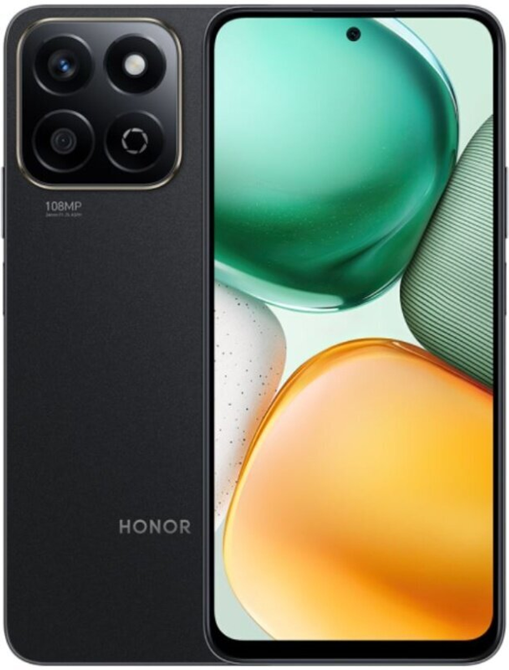 Смартфон HONOR X7C 6/128GB, Android 14, РСТ(ЕАС), BLACK